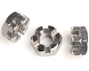 M16 HEXAGON CASTLE NUT THIN TYPE DIN 937 A2 ST/ST
