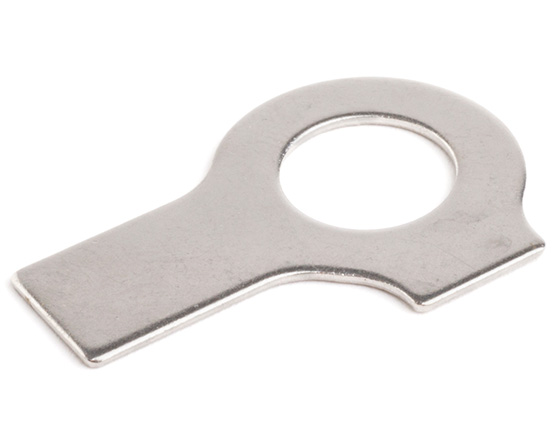M5 (5,3) TAB WASHER WITH LONG TAB AND WING DIN 463 A2 ST/ST