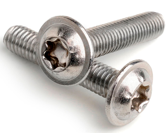 M6 X 90 FLANGED TX30 BUTTON ISO 7380-2 A2 ST/ST