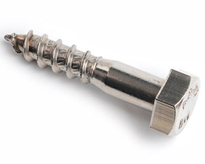 7 X 150 HEXAGON COACH SCREW DIN 571 A2 ST/ST