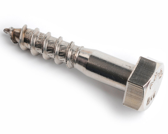 7 X 150 HEXAGON COACH SCREW DIN 571 A2 ST/ST