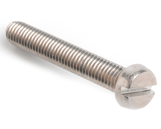 M1.2 X 6 SLOT CHEESE MACHINE SCREW DIN 84 A2 ST/ST