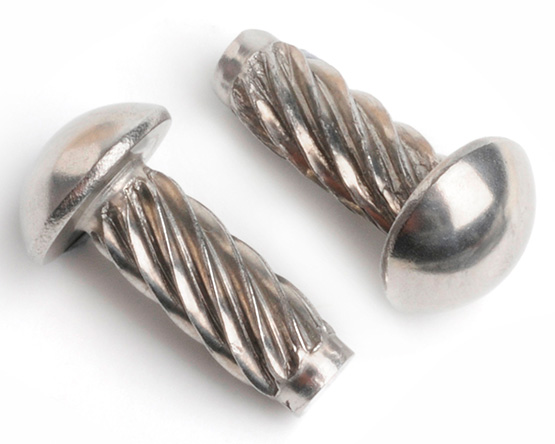 NO.4 X 3/8 ROUND HEAD HAMMER DRIVE ANSI B18.6.4 A2 ST/ST