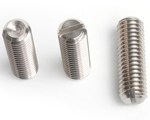 M6 X 30 SLOTTED SET SCREW CUP POINT DIN 438 A2 ST/ST