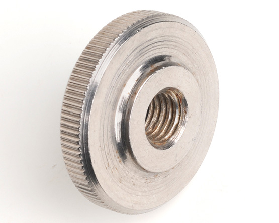M8 KNURLED THUMB NUT THIN TYPE DIN 467 A1 ST/ST