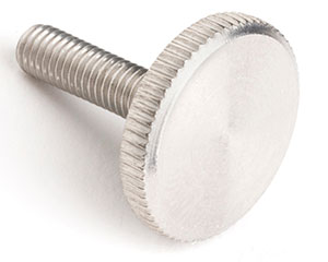 M2.5 X 5 KNURLED THUMB SCREW THIN TYPE DIN 653 A1 ST/ST
