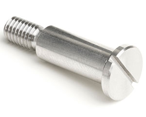 8.0 (M6) X 6 ULTRA LOW HEAD SLOT SHOULDER SCREW A4 ST/ST