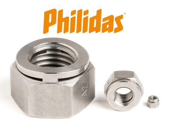 M3 PHILIDAS INDUSTRIAL NUT (MCI03/2S00) A2-70 ST/ST